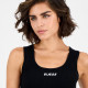 Guess Γυναικεία αμάνικη μπλούζα Flaminia Ribbed Bralette Crop Top